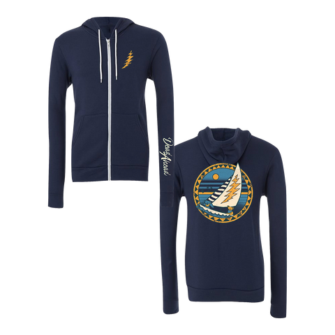 Sailboat Zip-Up Hoodie