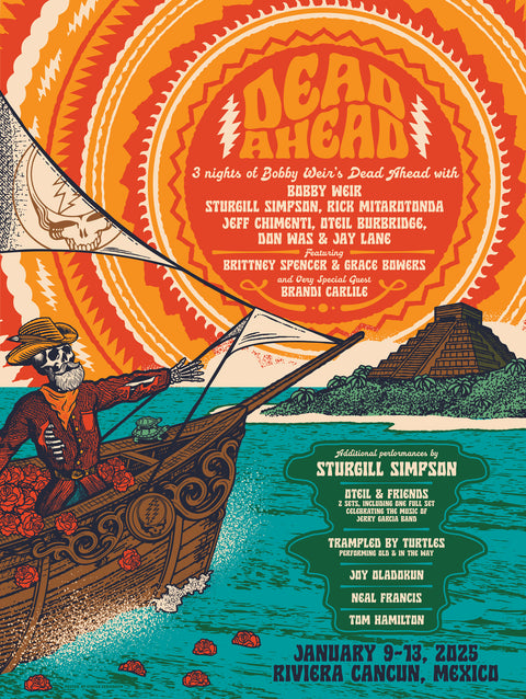 Dead Ahead 2025 Event Lineup Poster